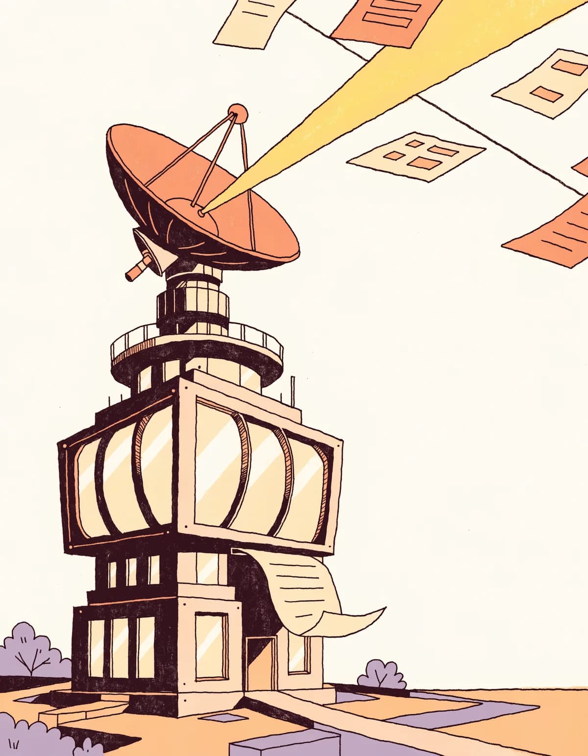 Illustration of the lead research agent